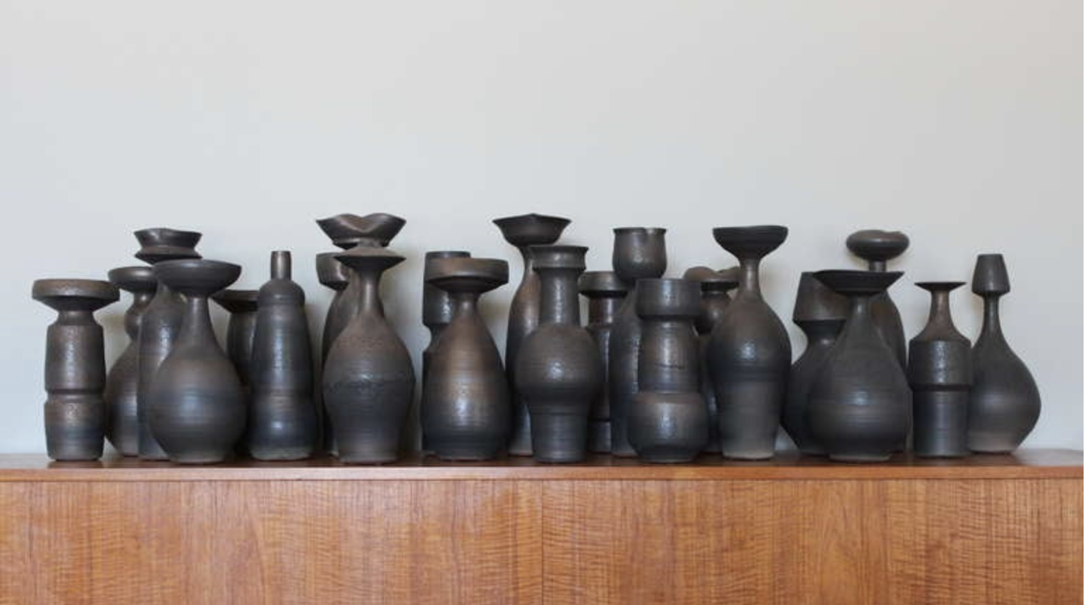 Black Vases