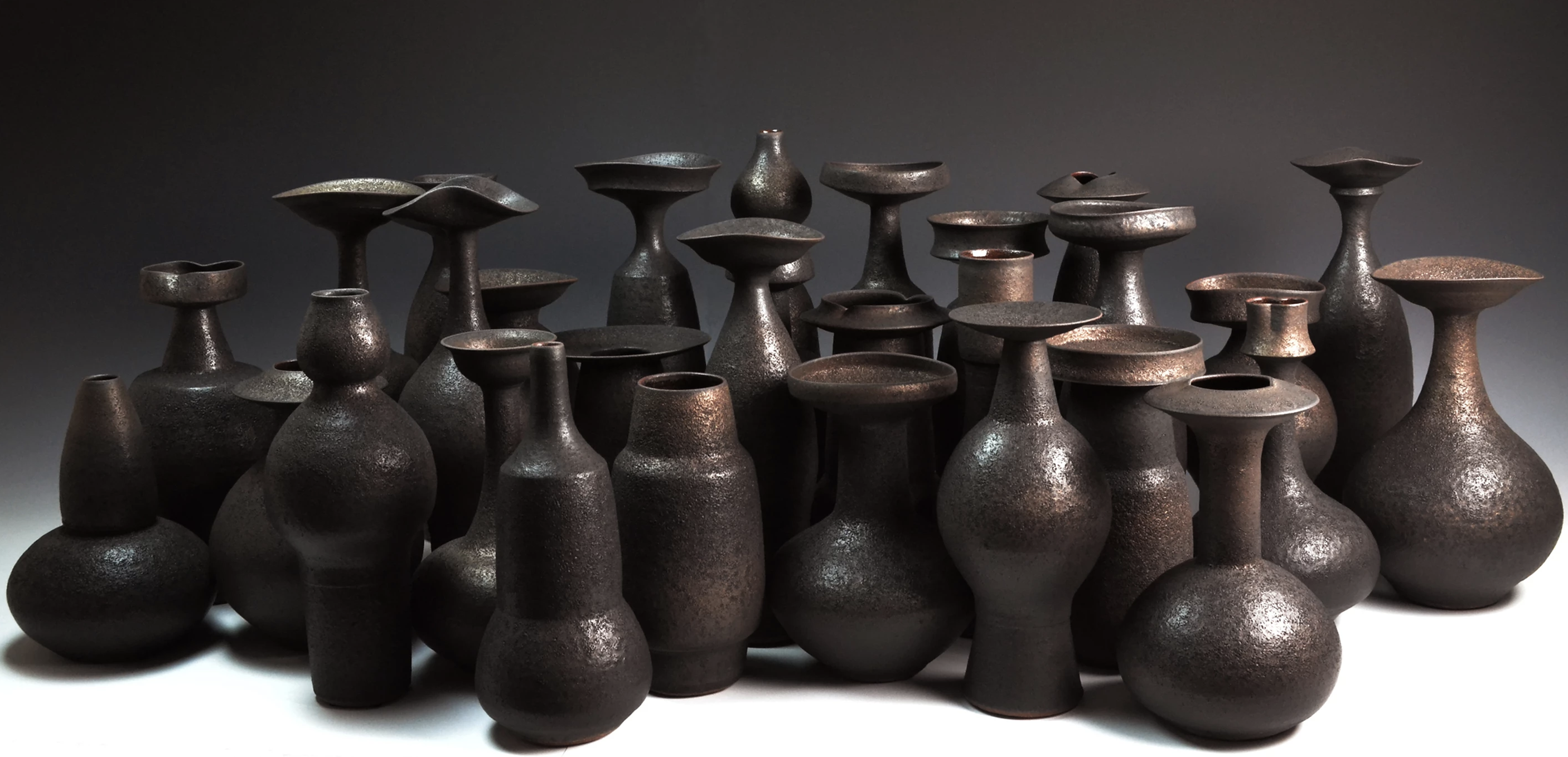 Black Vases