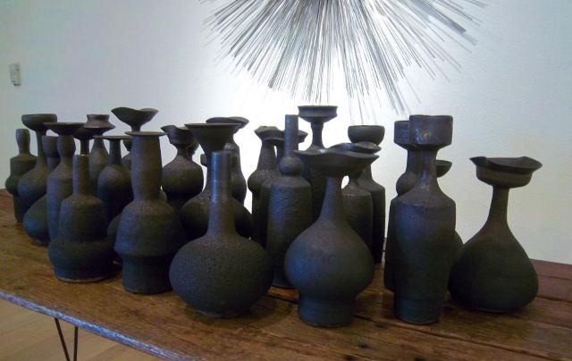 Black Vases